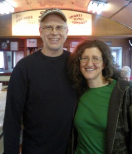 Elizabeth Marcus and editor Kurt Engfehr