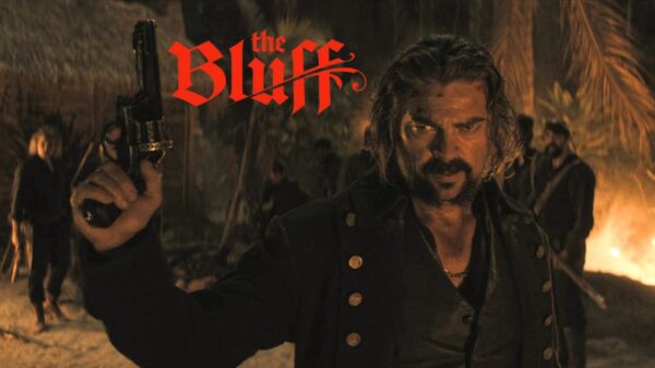 The Bluff movie poster featuring Priyanka Chopra Jonas and Karl Urban