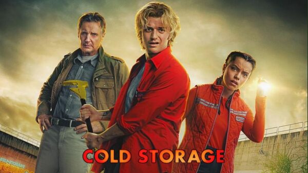 Liam Neeson, Joe Keery & Georgina Campbell in Cold Storage