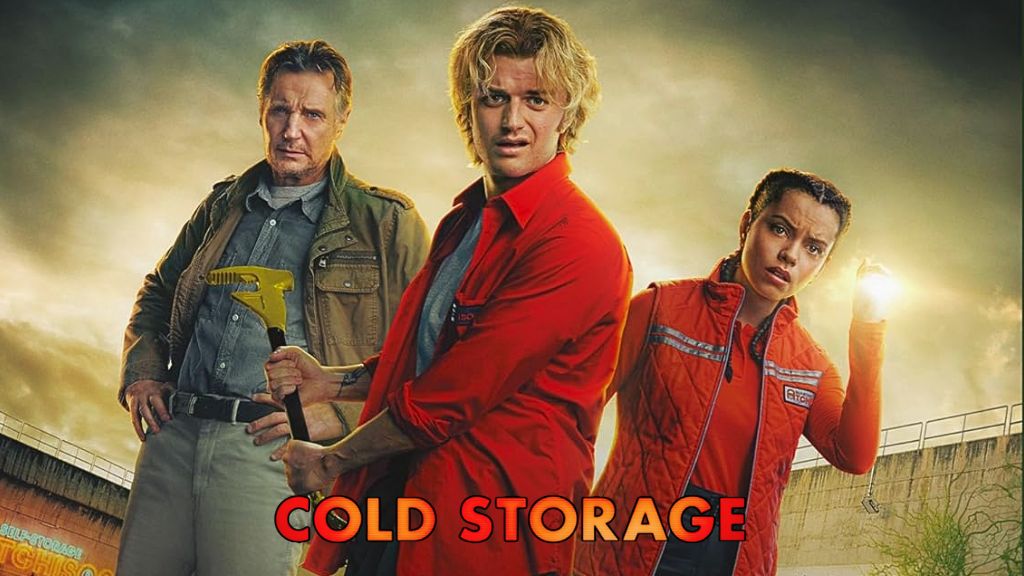 Liam Neeson, Joe Keery & Georgina Campbell in Cold Storage