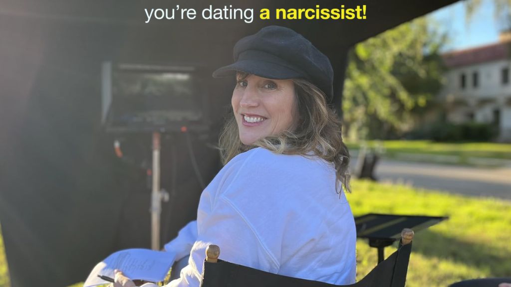 Ann Marie Allison behind the scenes of You're Dating a Narcissist