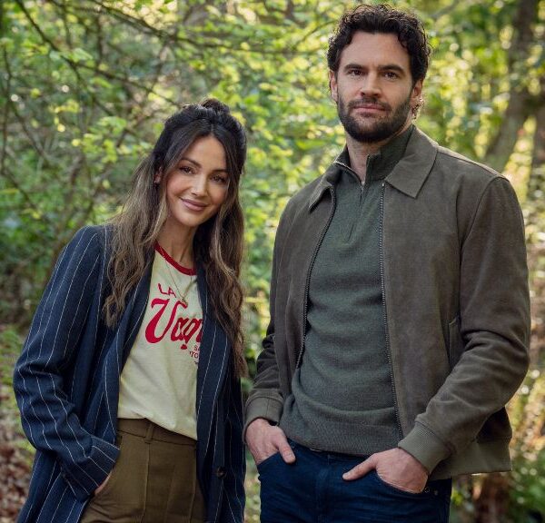 Michelle Keegan and Tom Bateman in The Woods