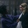 Anne Hathaway and Michaela Coel in Mother Mary
