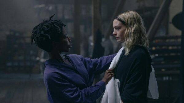 Anne Hathaway and Michaela Coel in Mother Mary