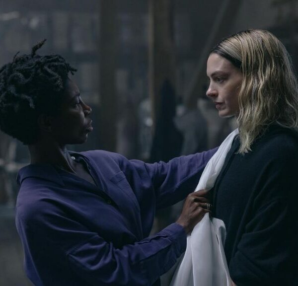 Anne Hathaway and Michaela Coel in Mother Mary