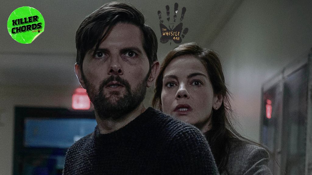 Adam Scott and Michelle Monaghan in The Whisper Man